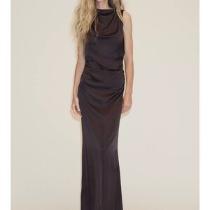 Low open back formal dress